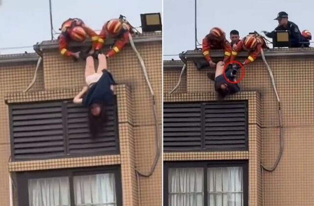 Akılalmaz görüntü! Hayatından vazgeçti, telefonundan geçmedi