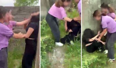 Akran zorbalığı cinsiyet dinlemiyor! Metruk binada dehşete düşüren görüntü