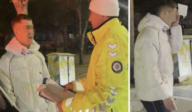 Polisten kaçtı, kesilen cezanın miktarını duyunca ağlamaya başladı