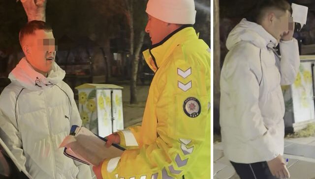 Polisten kaçtı, kesilen cezanın miktarını duyunca ağlamaya başladı