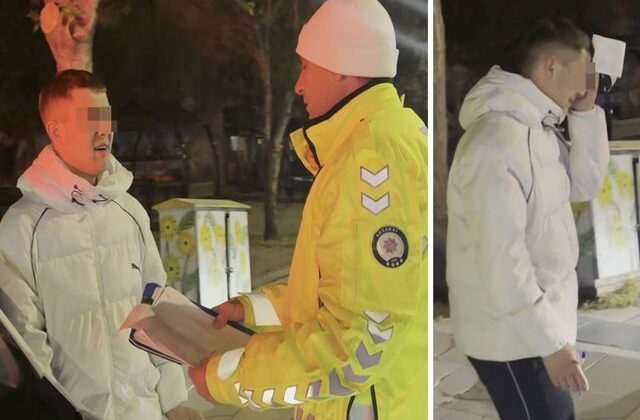 Polisten kaçtı, kesilen cezanın miktarını duyunca ağlamaya başladı