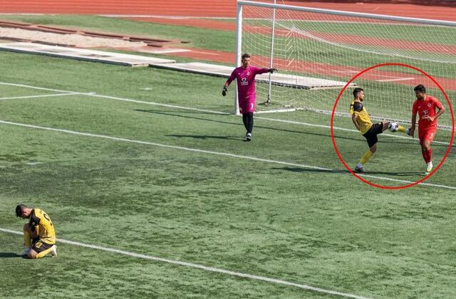 Amatör maçta rakibine defalarca tekme atan futbolcu tutuklandı