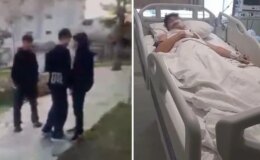 Yaşıtını bıçakla ağır yaralayan çocuk saldırı anını da kayda aldırdı