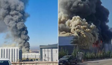 Başkent’te korkutan yangın! Dumanlar gökyüzünü kapladı