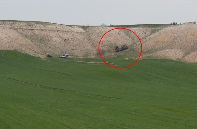 Ankara’da düşen helikopterden ilk görüntü