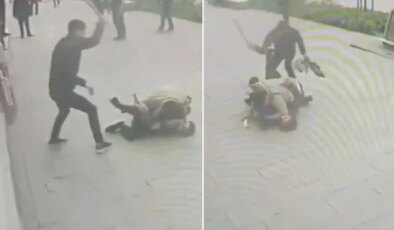 Annesini darp eden şahıs, iki kardeşi tarafından sopayla dövüldü