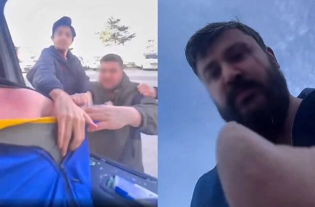 Aracın camını kırıp sürücünün kafasını yardılar: Vur, vur, öldür!