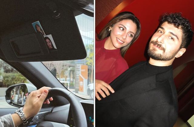 Ata Ayyıldız’dan Sıla Türkoğlu’na romantik jest! Vesikalık fotoğraflarını aracına astı