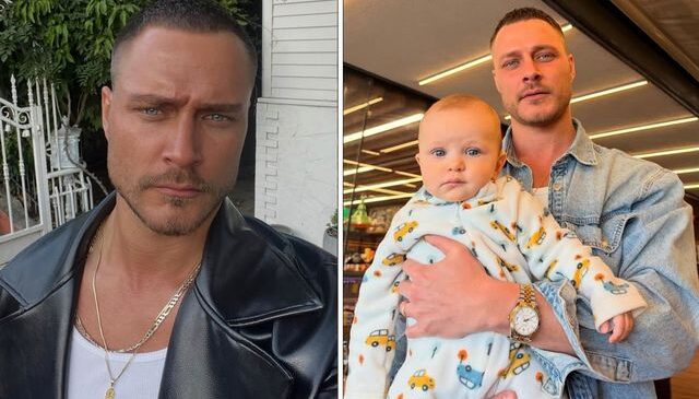 Aynı babası! Burak Çelik’in oğlu Aslan görenleri şaşırttı