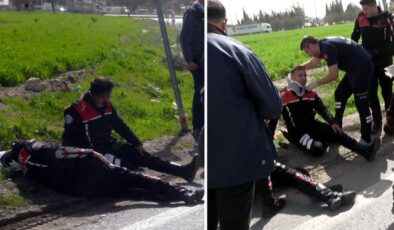 Babasından izinsiz aldığı otomobille polislere çarptı: 2 yaralı