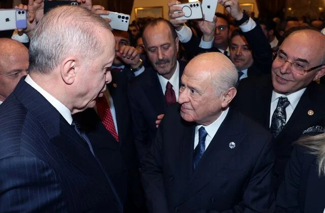 Bahçeli ile sohbet eden Erdoğan’dan “yağmur” sorusuna dikkat çeken yanıt