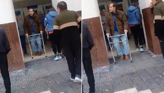 Bak sen şu işe! Bankadan engelli maaşını alınca bir anda iyileşti