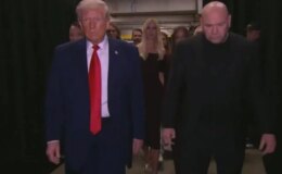 Barış masası çökerken Trump bakın nerede görüntülendi