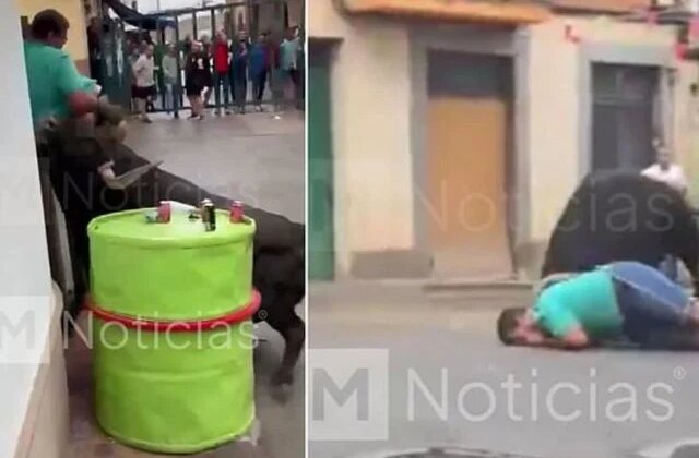 Bariyer bile kurtaramadı! Azgın boğa seyirciyi feci şekilde öldürdü