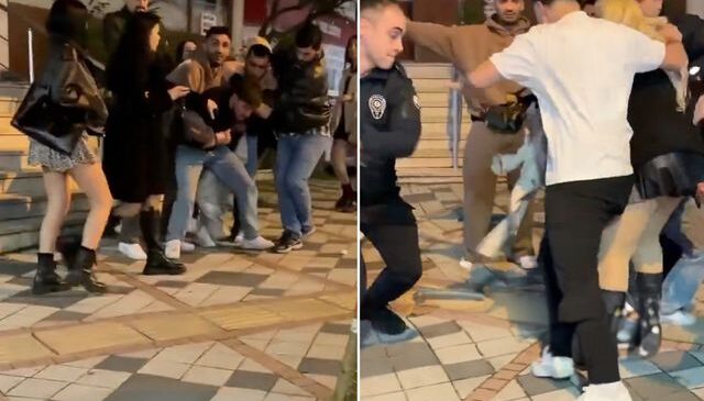 Bartın’da iki grup arasında “Kıza laf attın” kavgası