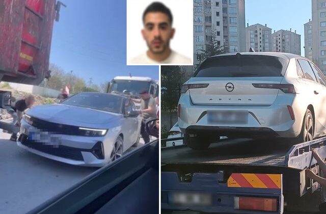 Dur ihtarına uymayan hırsız aracının lastikleri indirilerek yakalandı