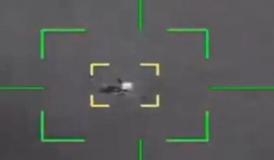 Basra Körfezi’nde düşürülen ABD uçağının şok görüntüleri yayınlandı