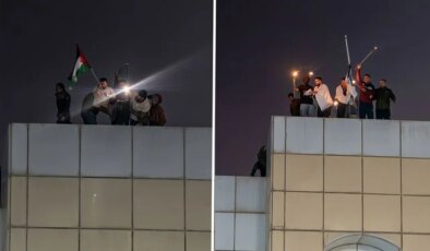 Basra’da Kuveyt Konsolosluğu’na gece yarısı baskını: Öfkeli kalabalık bayrağı indirdi