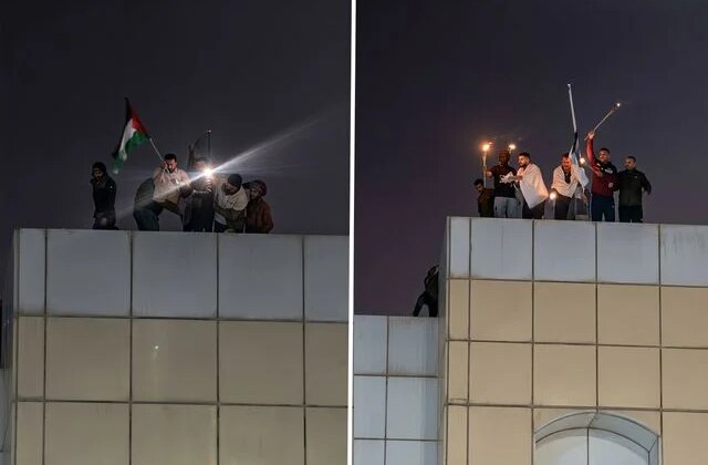 Basra’da Kuveyt Konsolosluğu’na gece yarısı baskını: Öfkeli kalabalık bayrağı indirdi