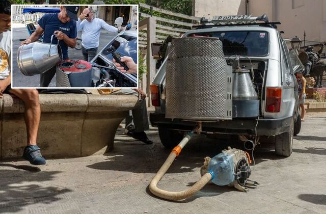 Benzin bulamayan Kübalı tamirci, 1980 model aracını kömürle çalışacak şekilde modifiye etti