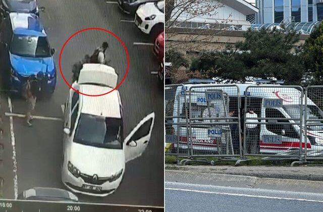 Teröristlerin saldırı öncesi hazırlığı kamerada