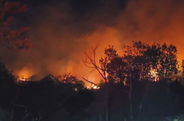 Beykoz’da alevler, soğutma çalışmaları sırasında yeniden yükseldi