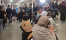 Beylikdüzü Devlet Hastanesi acil servisindeki yoğunluk dikkat çekti
