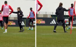 Bir devrin başlangıcı! İlk antrenmanına çıktı, beğeni yağdı