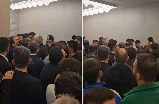 Bir taraftarın Sadettin Saran’a istifa çağrısı yapmasının ardından kavga çıktığı iddia edildi