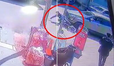 Bisikletli çocuk otomobilin altında metrelerce sürüklendi