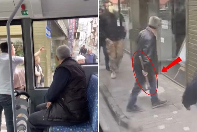 bursa da trafik tartismasi baltali tehdit ile sonuclandi 19760632 3797 o