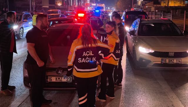 Önce kaza yaptılar, sonra ortalığı karıştırdılar