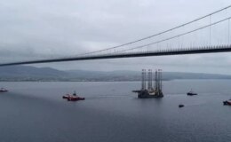 Çanakkale Boğazı seyir hızı düşük gemi nedeniyle çift yönlü trafiğe kapatıldı