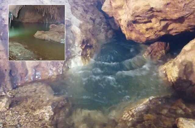 Yer altı kaynağı patladı, dünya harikası 13 yıl sonra su ile doldu