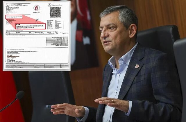 CHP, Özgür Özel’in bindiği makam aracının dekontunu paylaştı