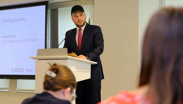 COP31 şampiyonu Ağırbaş, Emine Erdoğan’ın liderliğindeki dönüşümü uluslararası finans çevrelerine anlattı