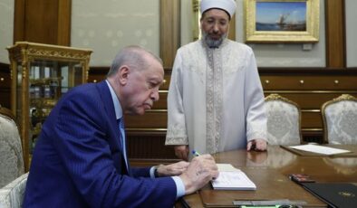 Cumhurbaşkanı Erdoğan, Türkiye Diyanet Vakfına kurban bağışında bulundu