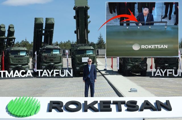 Cumhurbaşkanı Erdoğan’dan Tayfun Blok-4 füzesini imza