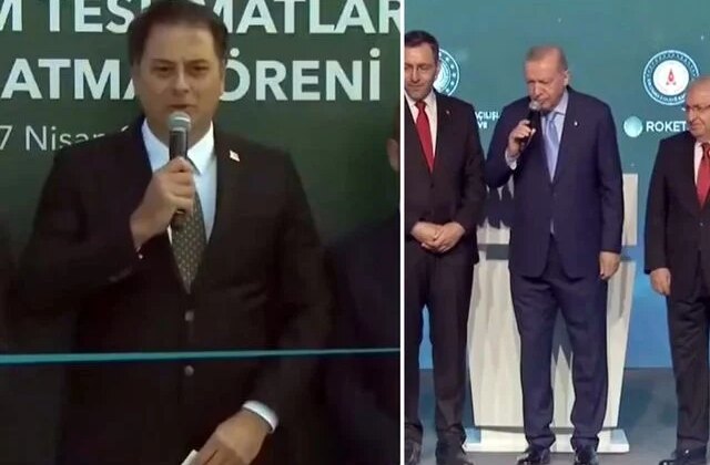 Cumhurbaşkanı Erdoğan’ın ROKETSAN’ın iki numarasına yaptığı uyarı törene damga vurdu