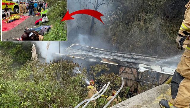 Yolcu otobüsü uçuruma yuvarlandı! 11 kişi feci şekilde can verdi