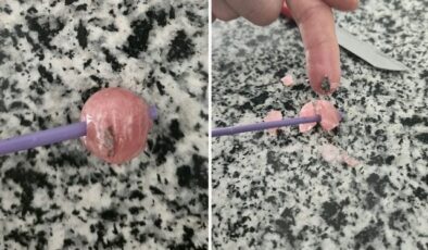 Şekerin içinden taş çıktı