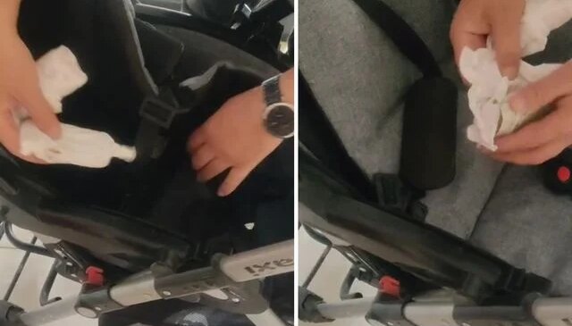 Elazığ’da dilencinin ‘bebek arabası’ hilesi zabıtaya takıldı