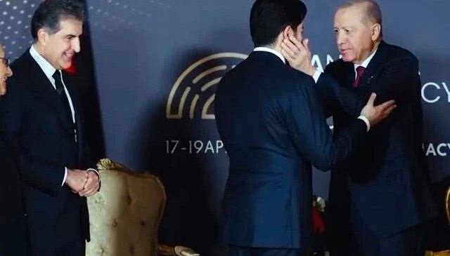 Erdoğan, Barzani’nin oğlunu çok sevdi