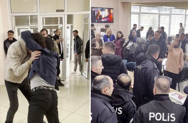 Erzurum’da polisi kavga var diye çağırdılar, gerçek çok başka çıktı