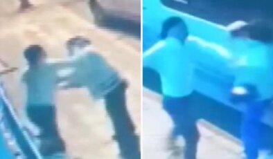 Esenyurt’ta bir şahıs sokak ortasında iki kadını darp etti