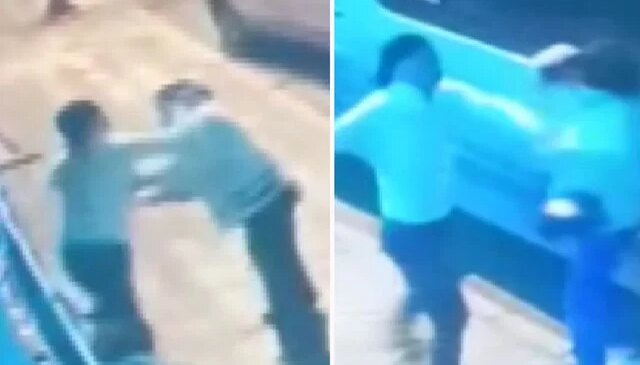 Esenyurt’ta bir şahıs sokak ortasında iki kadını darp etti