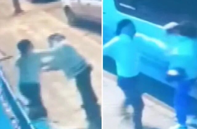 Esenyurt’ta bir şahıs sokak ortasında iki kadını darp etti