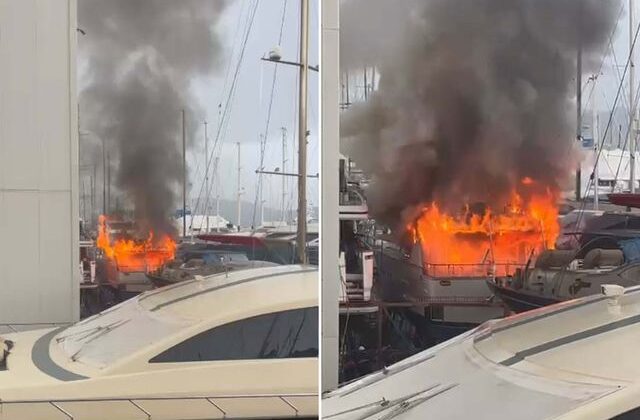 Eski kulüp başkanının yatı alev alev yandı