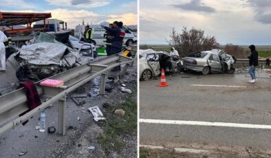 Eskişehir-Ankara yolunda feci kaza: 4 ölü, 2 yaralı