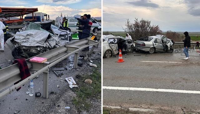 Eskişehir-Ankara yolunda feci kaza: 4 ölü, 2 yaralı